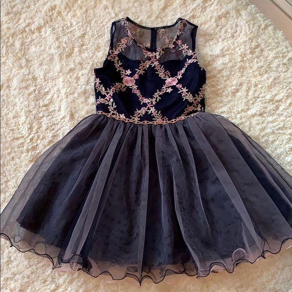 Mauve Blue Dress - Picture 1 of 2